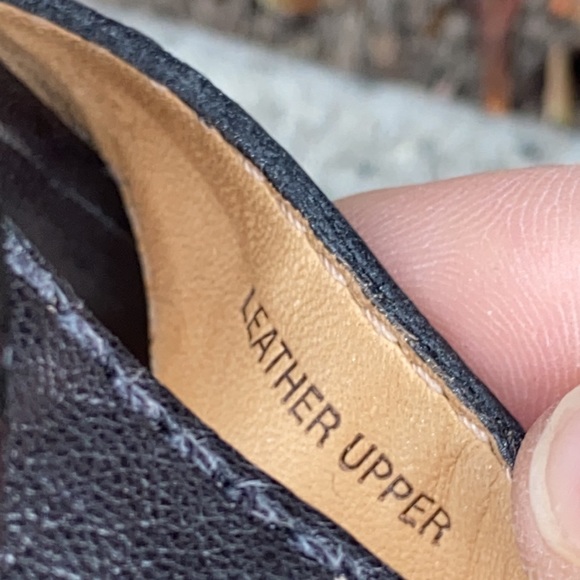 L.A.M.B. GWEN STEFANI JACO BLACK LEATHER STRAPPY PLATFORM HEELS 8.5 BRAZIL - Picture 9 of 17